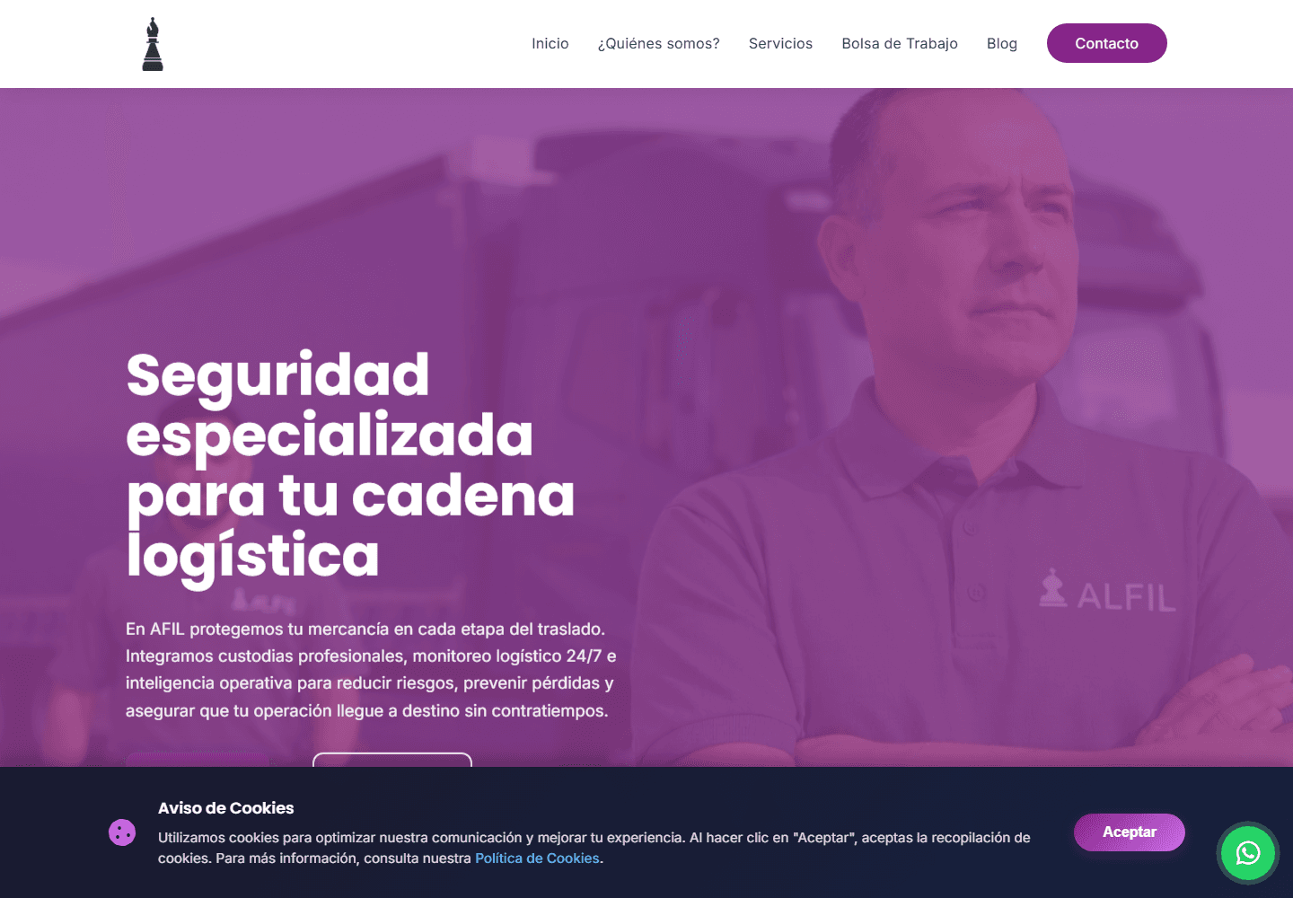 Previa de ALFIL Web Application